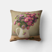 花瓶投げソファ枕にワイルドフラワー クッション (裏面)