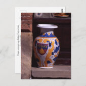 花瓶華美Gubbio Umbria Italyポスター ポストカード (正面/裏面)