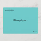 花瓶葉書 ポストカード (裏面)