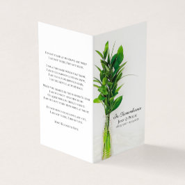 花瓶葬祭記念祈りの言葉 名刺