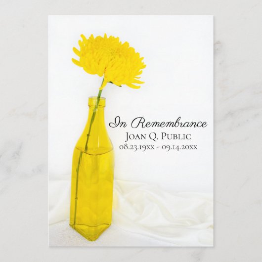 花瓶葬祭黄花 プログラム (正面)