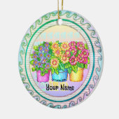 花瓶3本 セラミックオーナメント (左)