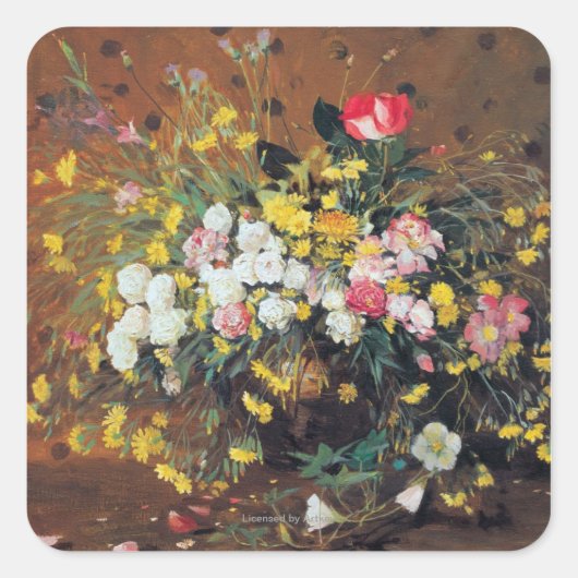 花瓶 スクエアシール (正面)