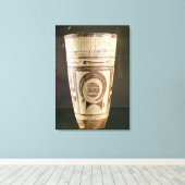 花瓶、スタイルI、イランのスサから、紀元前5000-4000 キャンバスプリント (インサイチュ (ウッドフロア))