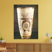 花瓶、スタイルI、イランのスサから、紀元前5000-4000 キャンバスプリント (インサイチュ (リビング))