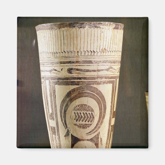 花瓶、スタイルI、イランのスサから、紀元前5000-4000 マグネット (正面)