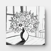 花瓶 フォトプラーク (正面)