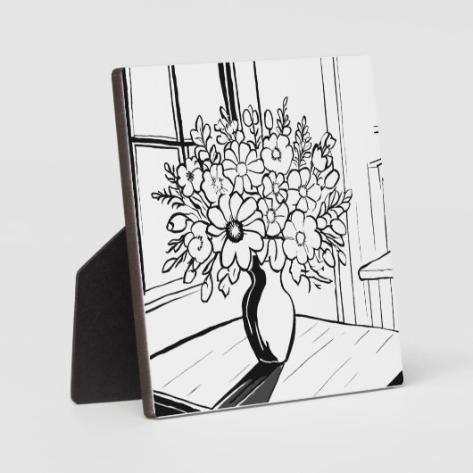 花瓶 フォトプラーク (正面)