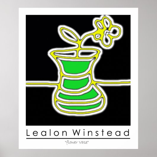 花瓶 ポスター (正面)
