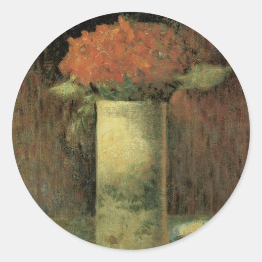 花瓶 ラウンドシール (正面)