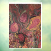 花瓶 – 抽象芸術アートワークのウィンドウデカール ウィンドウサイン (シート3)