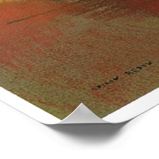 花瓶auゲリアジャポネス, 1905 ポスター (角)