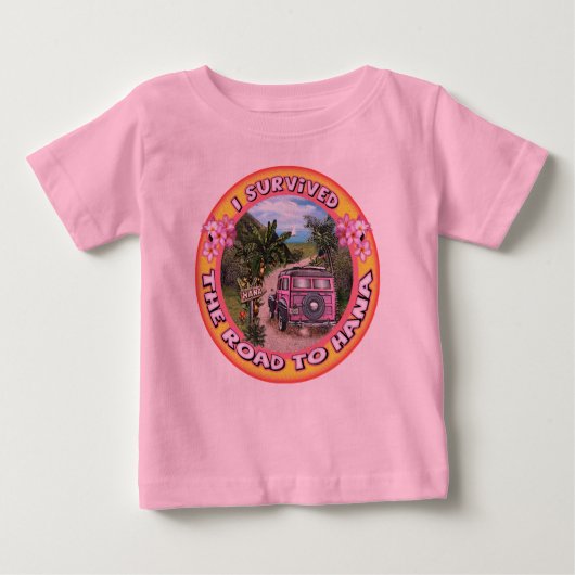 花生き延びTシャツへの道 ベビーTシャツ (正面)