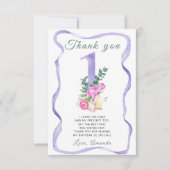 花生誕生会感謝してい会 サンキューカード (正面)