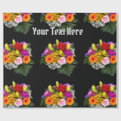 花画像の美しいギフト工芸品パーティー用品 ラッピングペーパー (フラット)