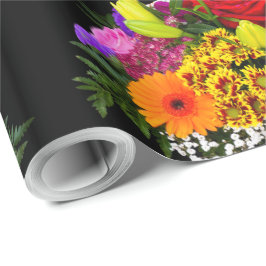 花画像の美しいギフト工芸品パーティー用品 ラッピングペーパー