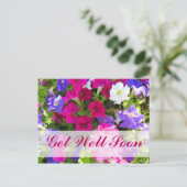 花畑が早く良くなる ポストカード (スタンド正面)