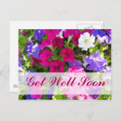 花畑が早く良くなる ポストカード (正面/裏面)