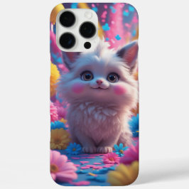 花畑で愛らしいワンちゃん可愛い iPhone 16 PRO MAXケース