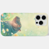 花畑と幸せなカバ Case-Mate iPhoneケース (裏面 (横))
