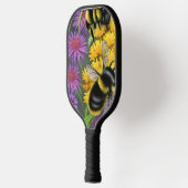 花畑にミツバチ ピックルボールラケット (左)