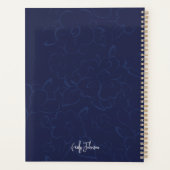 花畑のクリームピンクの植物カスタム名 プランナー手帳 (裏面)