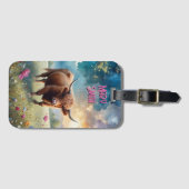 花畑のハイランド牛 ラゲッジタグ (正面横)