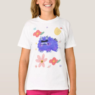 花畑のモンスターのトートバッグ Tシャツ