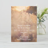 花畑のラスティックカントリーウェディング招待状 招待状 (スタンド正面)