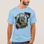 花畑の城Tシャツ (2) Tシャツ (正面)
