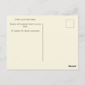 花畑の母と子　母の日 ポストカード (裏面)