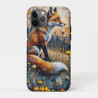 花畑の狐 iPhone 11 PROケース
