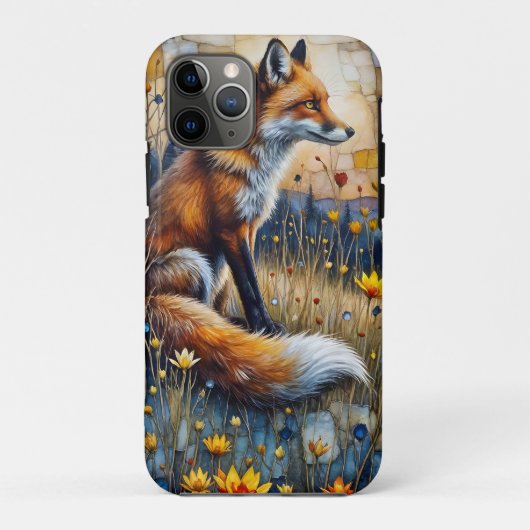 花畑の狐 Case-Mate iPhoneケース (裏面)