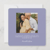 花畑の赤ちゃんシャワー 招待状 (裏面)