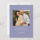 花畑の赤ちゃんシャワー 招待状 (裏面)