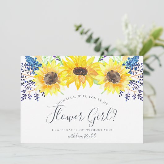 花畑は私の花ガールカード 招待状 (スタンド正面)