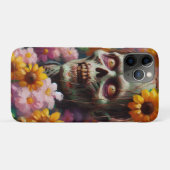 花畑ハロウィーンのゾンビ油彩画 Case-Mate iPhoneケース (裏面(横))