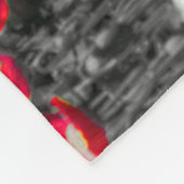 花畑ミニマル選択色写真 フリースブランケット (角)