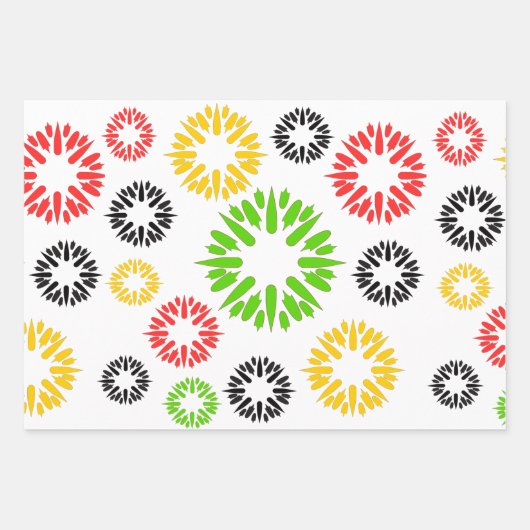 花畑ラッピング紙 ラッピングペーパーシート (正面)