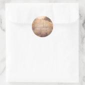 花畑素朴国の結婚式 ラウンドシール (バッグ)