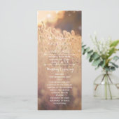 花畑素朴国ウエディングプログラムラック プログラム (スタンド正面)