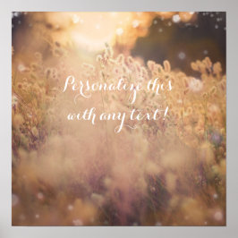 花畑素朴国結婚式バナーポスター ポスター