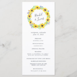 花畑結婚式プログラム プログラム