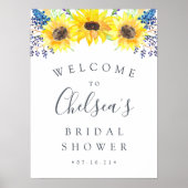 花畑 |ひまわりブライダルシャワーへようこそ ポスター (正面)
