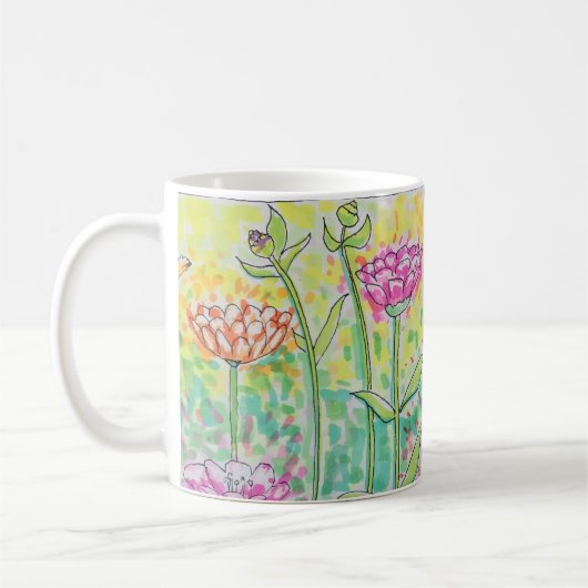 花畑 コーヒーマグカップ (左)