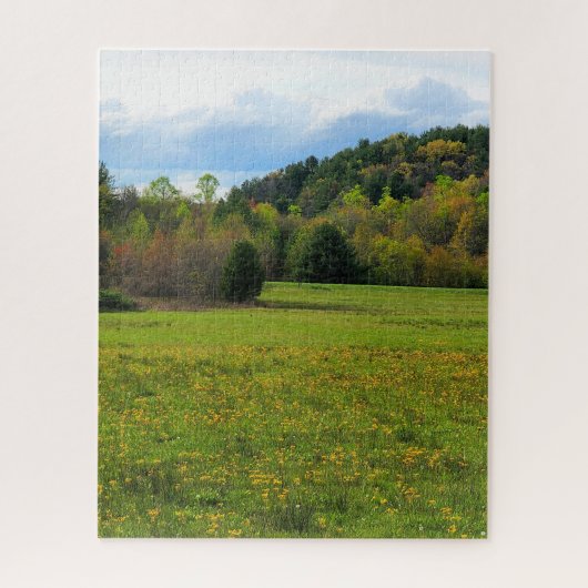 花畑 ジグソーパズル (縦)