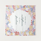 花畑 タペストリー (正面(横))