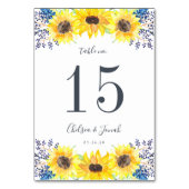 花畑 |テーブパーソナライズされたル番号カード テーブルナンバー (裏面)