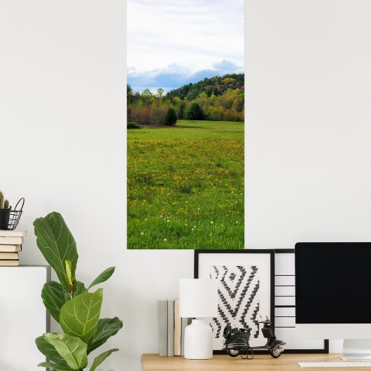 花畑 ポスター (ホームオフィス)