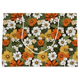 花畑 ラージペーパーバッグ